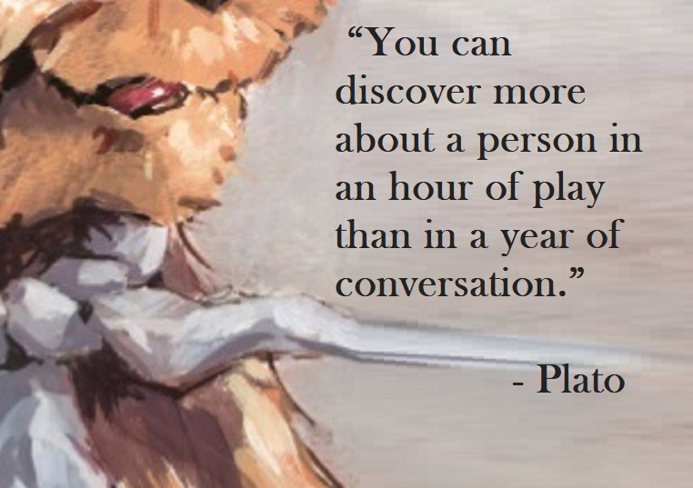Plato Quote on Hoist Point - You can discover more about a person in an hour of play than in a year of conversation.