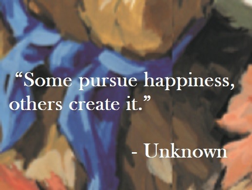 Unknown Quote on Hoist Point - Some pursue happiness, others create it.